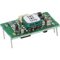 Cosel U.S.A. Inc. DC-DC Converter, 15V, 0.1A, 9-18V In, Open Frame, Thru Hole, Switching, ZU Series