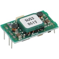 Cosel U.S.A. Inc. DC-DC Converter, 12V, 0.25A, 4.5-9V In, Open Frame, Thru Hole, Switching, ZU Series