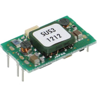 Cosel U.S.A. Inc. DC-DC Converter, 12V, 0.25A, 9-18V In, Open Frame, Thru Hole, Switching, ZU Series