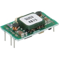 Cosel U.S.A. Inc. DC-DC Converter, 15V, 0.2A, 36-72V In, Open Frame, Thru Hole, Switching, ZU Series