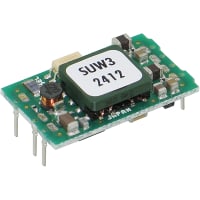 Cosel U.S.A. Inc. DC-DC Converter, 12V, 0.13A, 12V, 0.13A, 18-36V In, Open Frame, Thru Hole, ZU Series