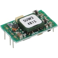 Cosel U.S.A. Inc. DC-DC Converter, 15V, 0.1A, 15V, 0.1A, 36-76V In, Open Frame, Thru Hole, ZU Series