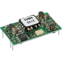 Cosel U.S.A. Inc. DC-DC Converter, 12V, 0.25A, 12V, 0.25A, 4.5-9V In, Open Frame, Thru Hole, ZU Series