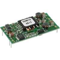 Cosel U.S.A. Inc. DC-DC Converter, 12V, 0.45A, 12V, 0.45A, 36-76V In, Open Frame, Thru Hole, ZU Series