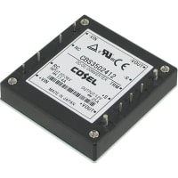 Cosel U.S.A. Inc. DC-DC Converter, 12V, 25A, 18-36V In, Enclosed, Telecom, Switching, CBS Series