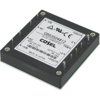 Cosel U.S.A. Inc. DC-DC Converter, 12V, 29A, 36-76V In, Enclosed, Telecom, Switching, CBS Series