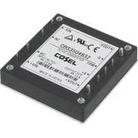 Cosel U.S.A. Inc. DC-DC Converter, 32V, 11A, 36-76V In, Enclosed, Telecom, Switching, CBS Series