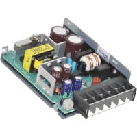 Cosel U.S.A. Inc. Power Supply, AC-DC, 12V@1.3A, -12V@1.3A, 85-264V In, Open Frame, PFC, PAA Series