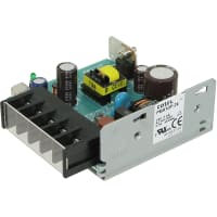 Cosel U.S.A. Inc. Power Supply, AC-DC, 24V, 0.5A, 85-264V In, Open Frame, Panel Mount, PFC, 12W, PBA Series