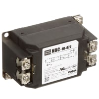 Cosel U.S.A. Inc. Filter 2-Stage AC Noise 1 Ph Op-V 250VAC Curr 10A DIN Rail Mnt NBC Series