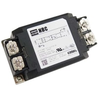 Cosel U.S.A. Inc. Filter 2-Stage AC Noise 1 Ph Op-V 250VAC Curr 20A DIN Rail Mnt NBC Series