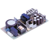 Cosel U.S.A. Inc. Power Supply, AC-DC, 5V@3A, 15V@1A, -15V@0.3A, 85-264V In, Open Frame, LDC Series