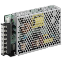 Cosel U.S.A. Inc. Power Supply, AC-DC, 24V, 4.5A, 85-264V In, Enclosed, DIN Rail, PFC, 108W, PBA Series