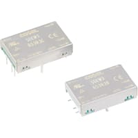 Cosel U.S.A. Inc. Iso DC-DC Converter, Vin 9to18 VDC, Vout +/-15VDC, I/O isolation 500V ac