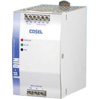 Cosel U.S.A. Inc. Power Supply, AC-DC, 24V, 20A, 85-264V In, Enclosed, DIN Rail, PFC, 480W, KHE Series