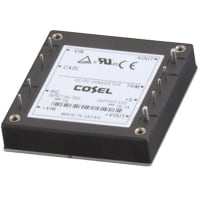 Cosel U.S.A. Inc. DC-DC Converter, 24V, 8.4A, 36-76V In, Enclosed, Telecom, Switching, CBS Series