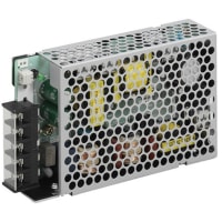 Cosel U.S.A. Inc. Power Supply, AC-DC, 36V, 2.1A, 85-264V In, Enclosed, DIN Rail, PFC, 76W, PBA Series