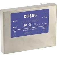 Cosel U.S.A. Inc. DC-DC Converter, 5V, 1.6A, 4.5-9V In, Enclosed, Thru Hole, Switching, ZU Series