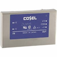 Cosel U.S.A. Inc. DC-DC Converter, 15V, 0.2A, -15V, 0.2A, 36-72V In, Enclosed, Thru Hole, ZU Series