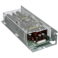 Cosel U.S.A. Inc. Power Supply, AC/DC-DC, 5V@5A, 24V@6A, 85-264/120-370V In, Enclosed, PFC, LEB Series