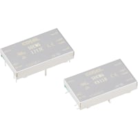 Cosel U.S.A. Inc. Iso DC-DC Converter, Vin 4.5to9 VDC, Vout +/-15VDC, I/O isolation 500V ac