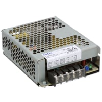 Cosel U.S.A. Inc. Power Supply, AC-DC, 24V, 6.4A, 115-264V In, Enclosed, Panel Mount, PFC, 154W, PLA Series