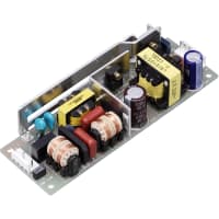 Cosel U.S.A. Inc. Power Supply, AC-DC, Single Output, 76.8W, 24V, 2.1A, Chassis & Cover