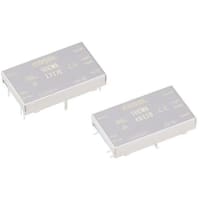 Cosel U.S.A. Inc. Iso DC-DC Converter, Vin 4.5to9 VDC, Vout +/-12VDC, I/O isolation 500V ac