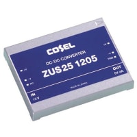 Cosel U.S.A. Inc. Isolated DC-DC Converter, Vin 4.5 to 9 V dc, Vout 12V dc, I/O isolation 500V ac