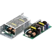 Cosel U.S.A. Inc. Power Supply, AC-DC, 12V, 8.5A, 85-102W In, Open Frame, LFA Series