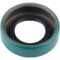 CR Seals (SKF) Single Lip Wave Oil Seal, Fluoro Rubber, 0.25 in. ID, 0.749 in. OD