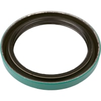 CR Seals (SKF) Double Lip Wave Oil Seal, Fluoro Rubber, 7 mm ID, 19 mm OD