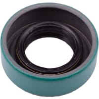 CR Seals (SKF) Double Lip Wave Oil Seal, Nitrile Rubber, 15 mm ID, 25.4 mm OD