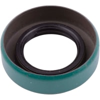 CR Seals (SKF) Single Lip Wave Oil Seal, Nitrile Rubber, 0.656 in. ID, 1.124 in. OD