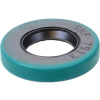 CR Seals (SKF) Double Lip Wave Oil Seal, Nitrile Rubber, 0.75 in. ID, 1.375 in. OD