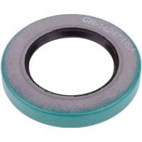 CR Seals (SKF) Double Lip Wave Oil Seal, Nitrile Rubber, 1 in. ID, 2 in. OD