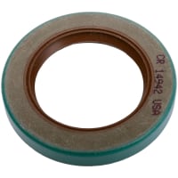 CR Seals (SKF) Double Lip Wave Oil Seal, Fluoro Rubber, 1 in. ID, 2 in. OD