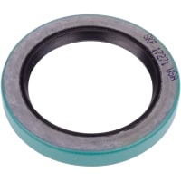 CR Seals (SKF) Double Lip Wave Oil Seal, Nitrile Rubber, 1 in. ID, 2 in. OD