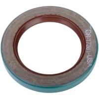 CR Seals (SKF) Double Lip Wave Oil Seal, Fluoro Rubber, 1.75 in. ID, 2.502 in. OD