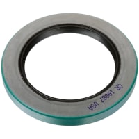 CR Seals (SKF) Double Lip Wave Oil Seal, Nitrile Rubber, 2 in. ID, 2.875 in. OD