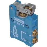 Crouzet Pneumatic Limit Switch Normally Closed, Roller Bearing 116psi 7cfm 18N Actuation