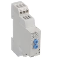 Crouzet Relay, E-Mech, 3-Phase Monitor, 5A, Ctrl-V 480VAC, 250VAC, DIN Rail Mount