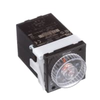 Crouzet Timer, 5 A, 12 VDC to 240 VDC, 24 VAC to 240 VAC, 0.02 Sec. to 300 hr, LED