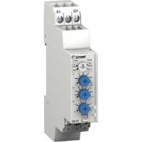 Crouzet Relay, E-Mech, Control, 5AAC/ADC, Ctrl-V 208-480AC, Vol-Rtg 250AC/DC, RoHS