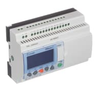 Crouzet Controller, PLC, Sup-V 100-240AC, 12 Digital In, 8 Relay Out, Panel Mnt, IP20, IP40