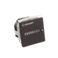 Crouzet Elapsed Time Indicator, 7 Digit, 187-264VAC, 60Hz, 48mm x 48mm, Electromech.