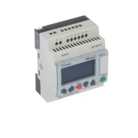 Crouzet Controller, PLC, Sup-V 24DC, 6 Analog/Digital In, 4 Relay Out, Panel Mnt, IP20, IP40