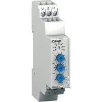 Crouzet Phase Monitoring Relay, DIN Rail, SPDT, Screw Terminal, 5A, 480 VAC, MWUA Series