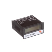 Crouzet Counter, Totalizer, 8 Digit LCD 8mm High, 24 x 48mm, Non-Backlit, Voltage Input