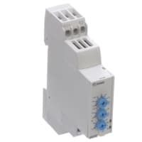 Crouzet Relay, Monitor, E-Mech, Cur-Rtg 5A, Ctrl-V 24-48AC/DC, Vol-Rtg 250AC/DC, DIN Rail Mnt